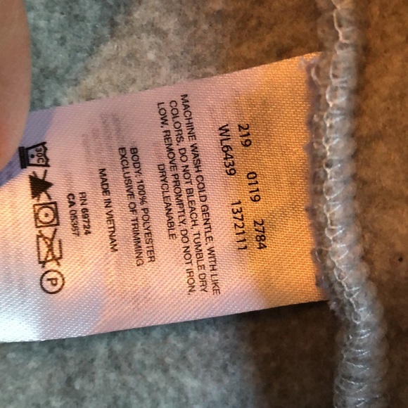 Columbia Fleece Jacket, zippered pockets, toggle waist, size XL, EUC - Picture 5 of 8